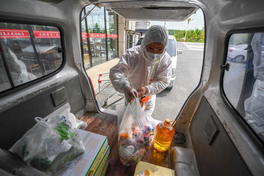 （聚焦疫情防控）（5）吉林舒蘭：商超配送保障物資供應