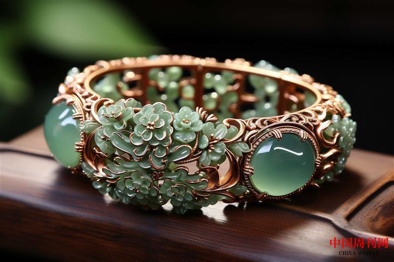 攝圖網_600805973_翠綠寶石手鐲(企業(yè)商用).jpg